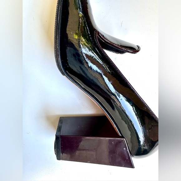 Carlo Pazolini Block Heel Patent Pomps, size 37.5, 7.5 - Picture 7 of 10